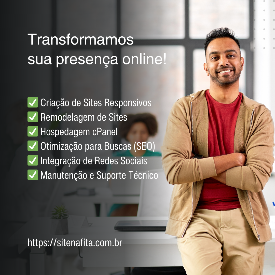 Transforme sua presença online com a Agência Site na Fita!