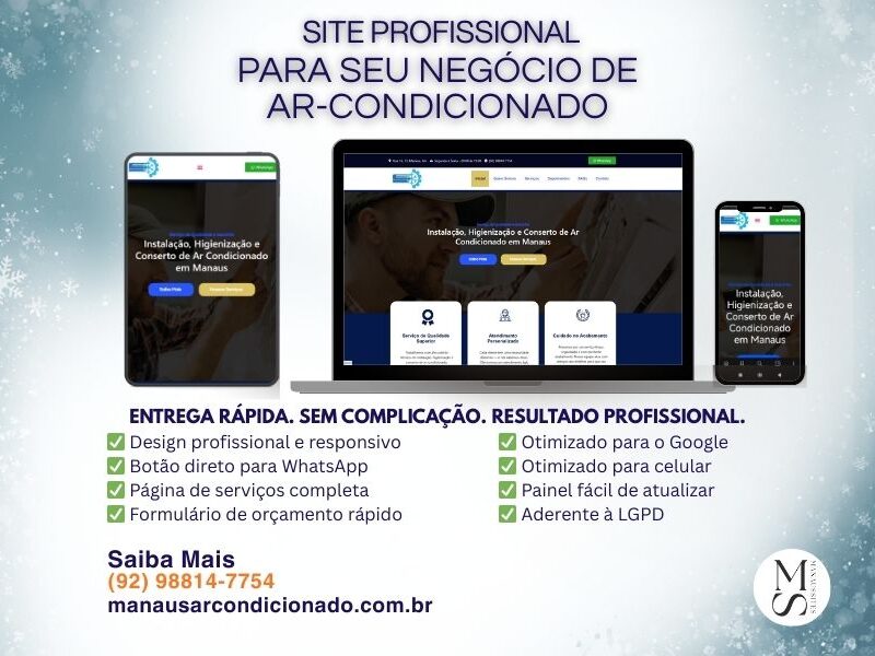Site para Empresa de Climatização