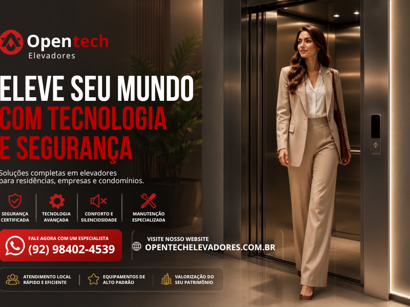 Opentech Elevadores e Escadas Rolantes
